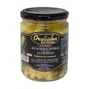 Gourmet Roman-Style Whole Artichokes with Stem in Glass Jars — 12 jars of 420 g